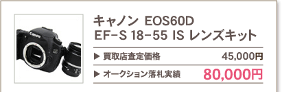 キャノン EOS60D EF-S 18-55 IS レンズキット